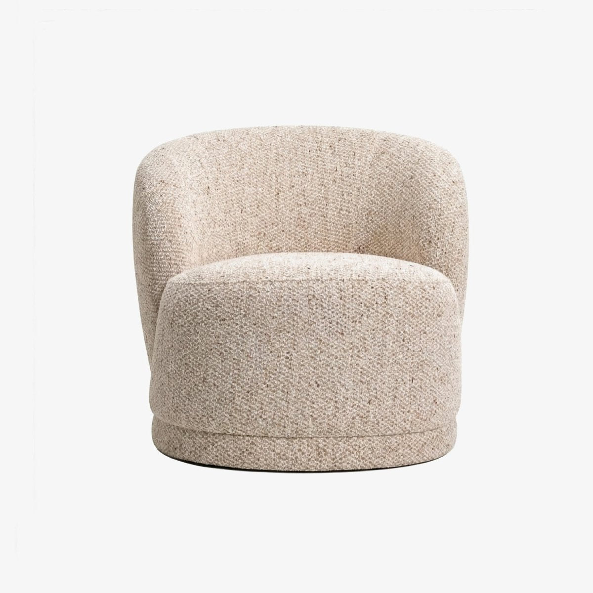 ROLFU | כורסא מעוגלת מרופדת בבד אריג - KUALA