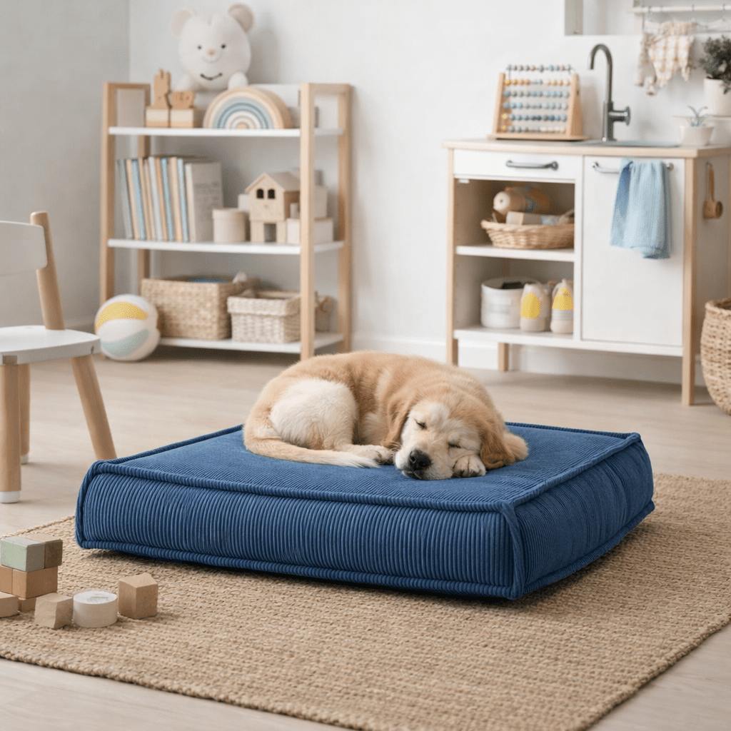 RUNAANV | מזרן רביצה לכלב מרופד בבד קורדרוי - KUALA