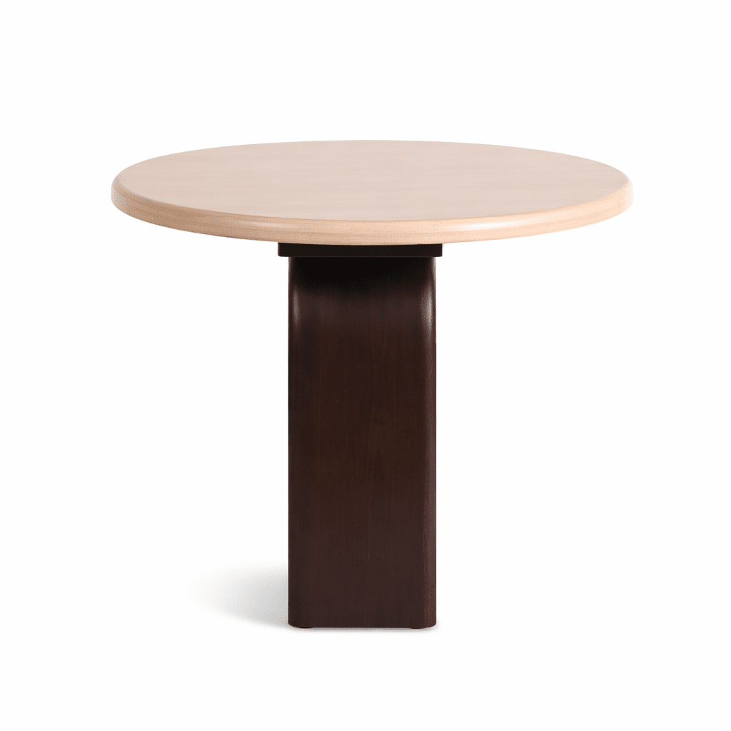 RUNASA | שולחן סלון עגול מעץ מנגו מלא, קוטר 60 ס"מ - KUALA