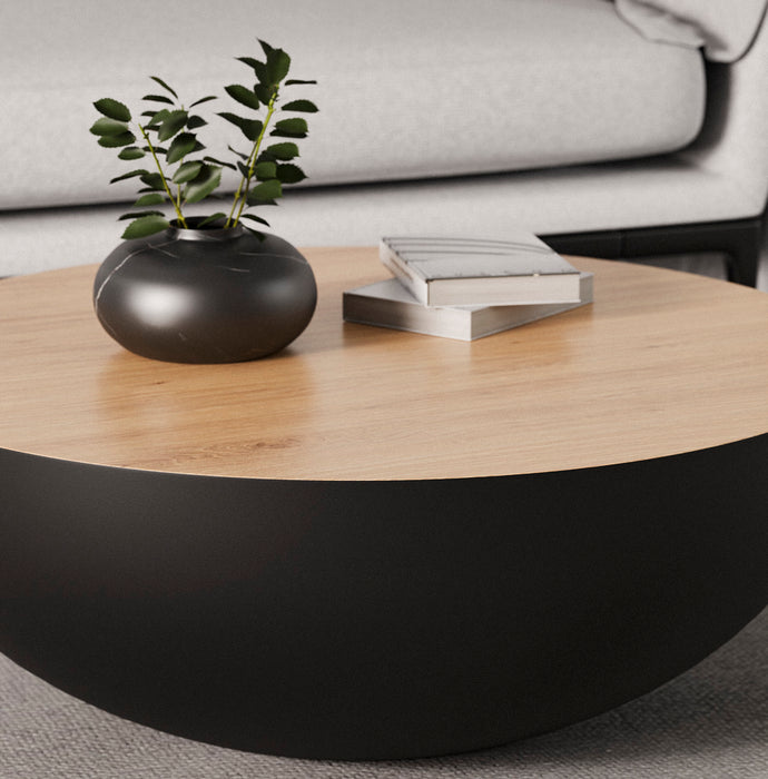 POGNES | שולחן סלון עגול ובעיצוב ג'פנדי
