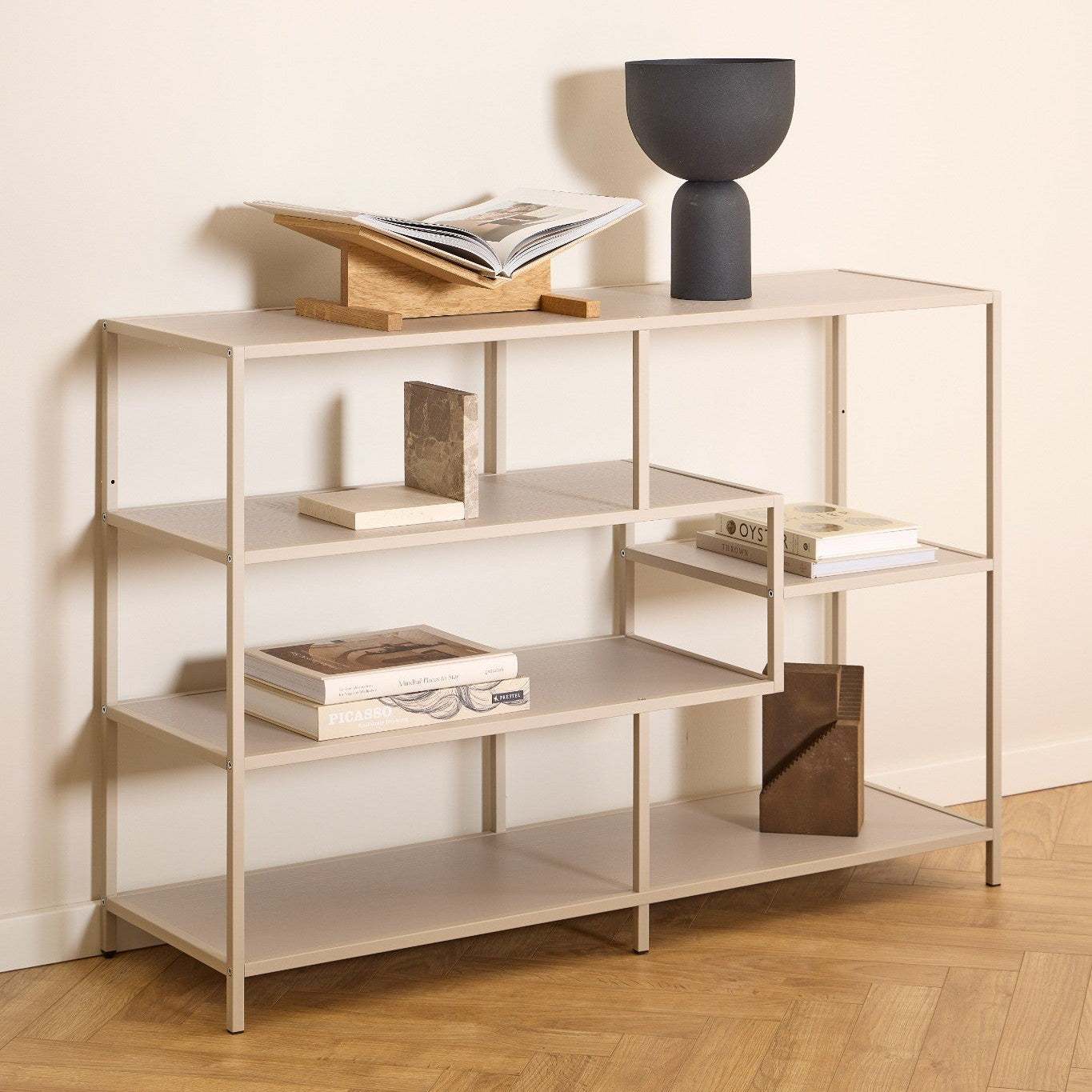 DUNE | שידת מדפים ממתכת, עם מדפים פתוחים - KUALA