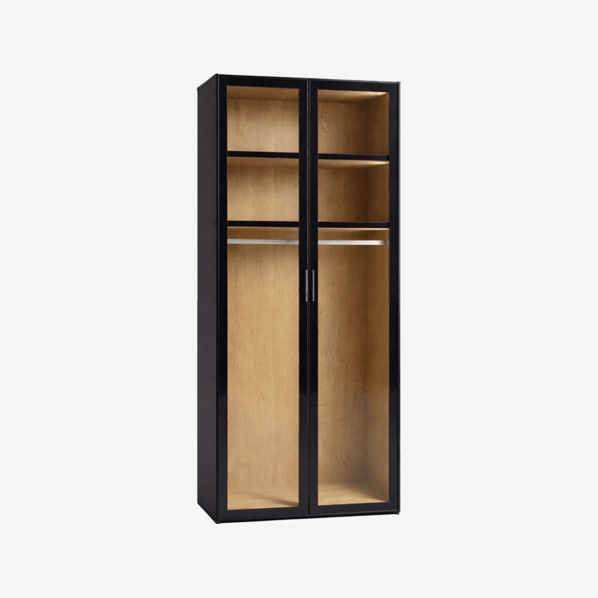 SIGVU | ארון דלתות פתיחה ממלמין בשילוב זכוכית שקופה - KUALA