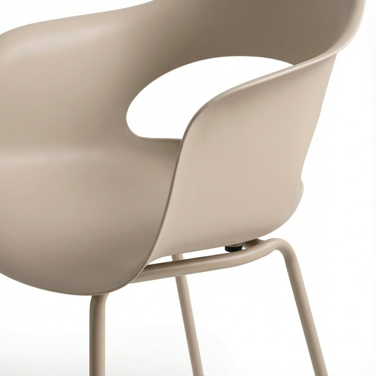 SIVOTEK | כיסא אוכל פולימרי מעוצב בסגנון מעוגל - KUALA