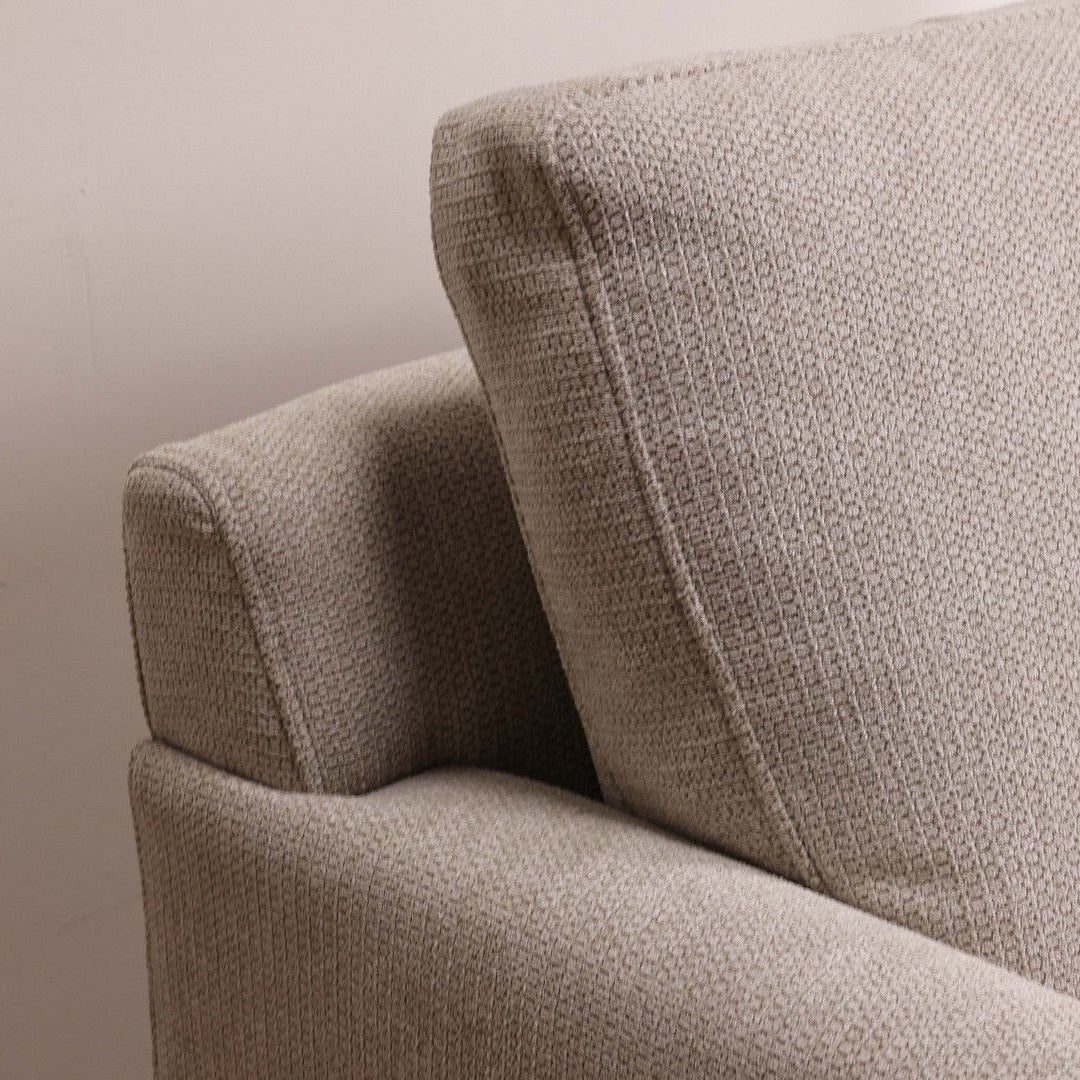 SOLOVA | ספה דו מושבית מודרנית מרופדת בבד אריג - KUALA