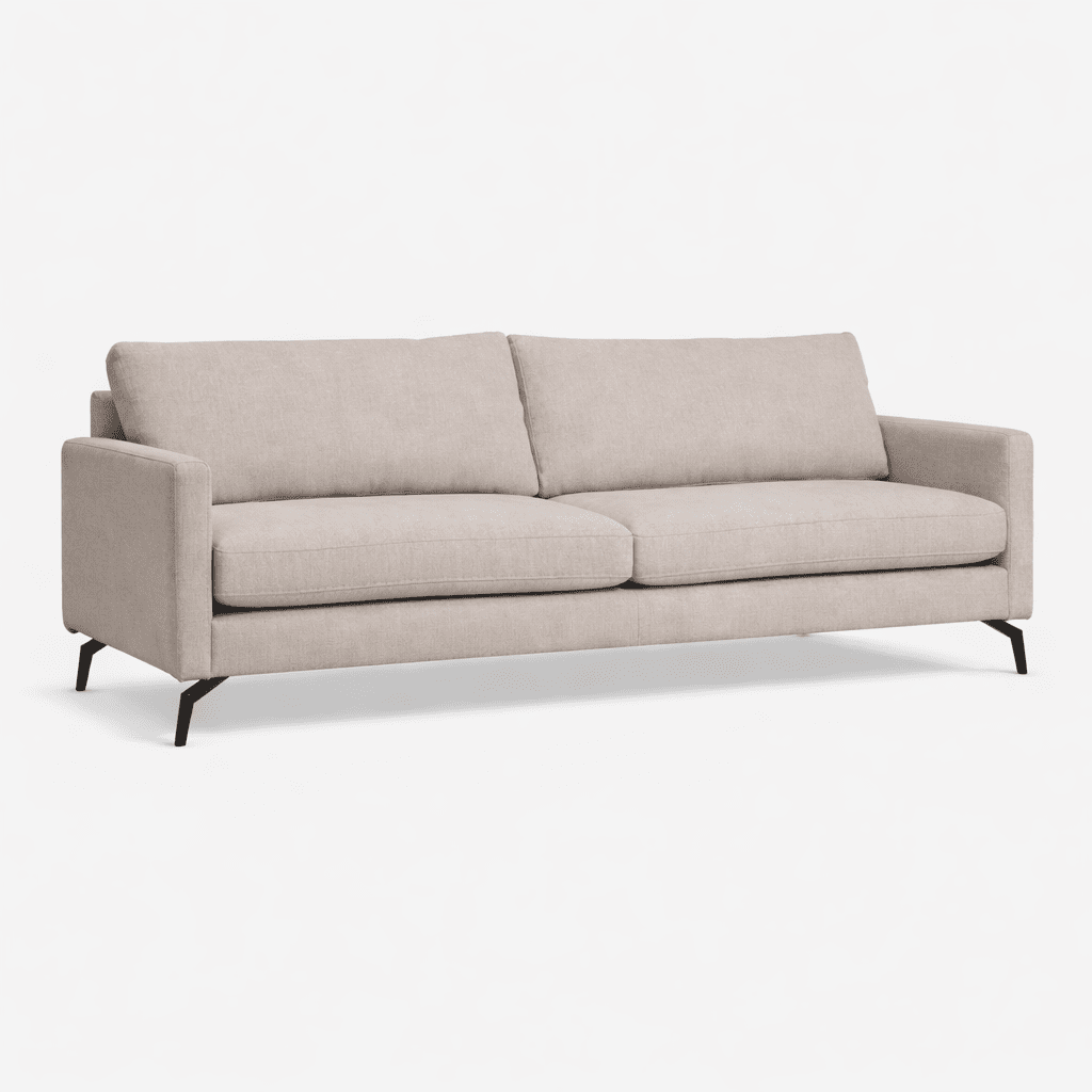 SOLOVA | ספה דו מושבית מודרנית מרופדת בבד אריג - KUALA