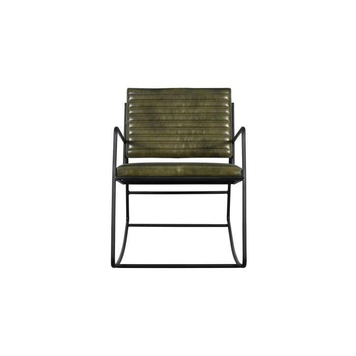 DUSTO | כורסא מתנדנדת מרופדת עור - KUALA