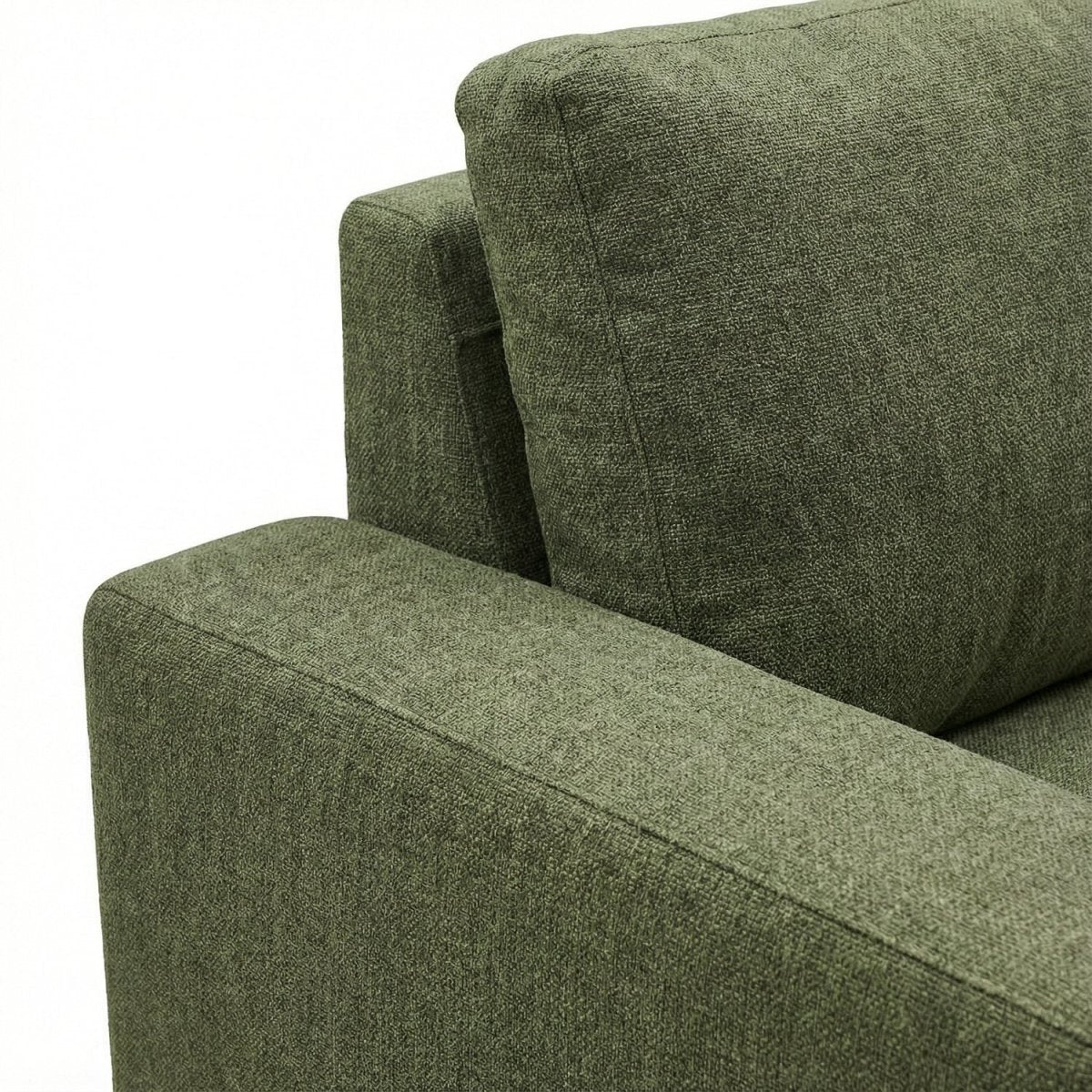 STENA | ספה תלת מושבית מודרנית מרופדת בבד אריג - KUALA