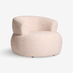 STIGO | כורסא מעוגלת מרופדת בבד אריג - KUALA