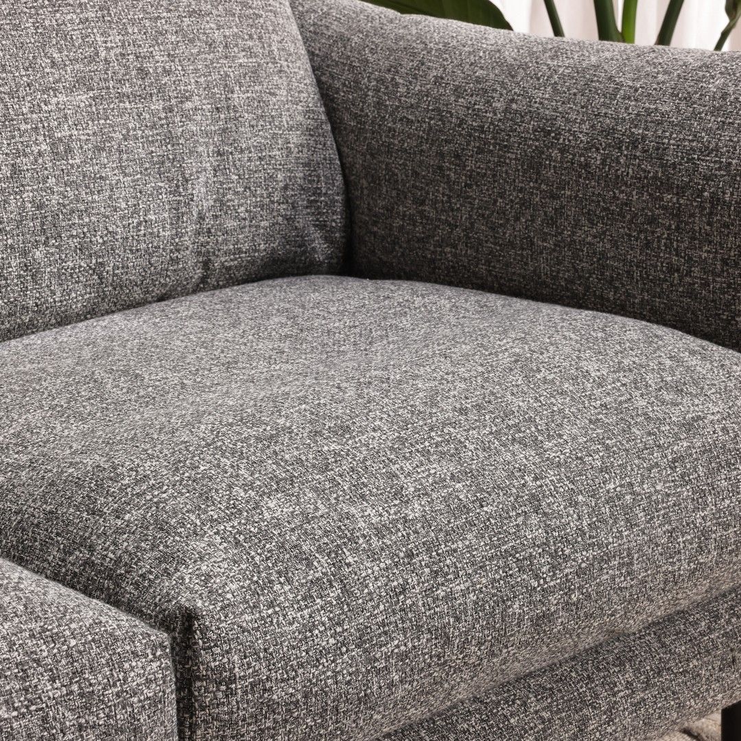 SVALO | ספה תלת מושבית מודרנית מרופדת בבד אריג - KUALA