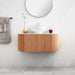 תמונה מזווית מספר 1 של המוצר Afu | ארון אמבט מעוגל וצף, מעוצב בסגנון נורדי