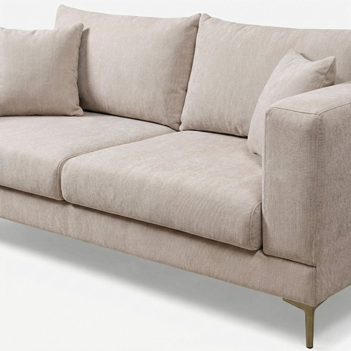 TORDU | ספה דו מושבית מודרנית מרופדת בבד אריג - KUALA