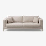 TORDU | ספה דו מושבית מודרנית מרופדת בבד אריג - KUALA