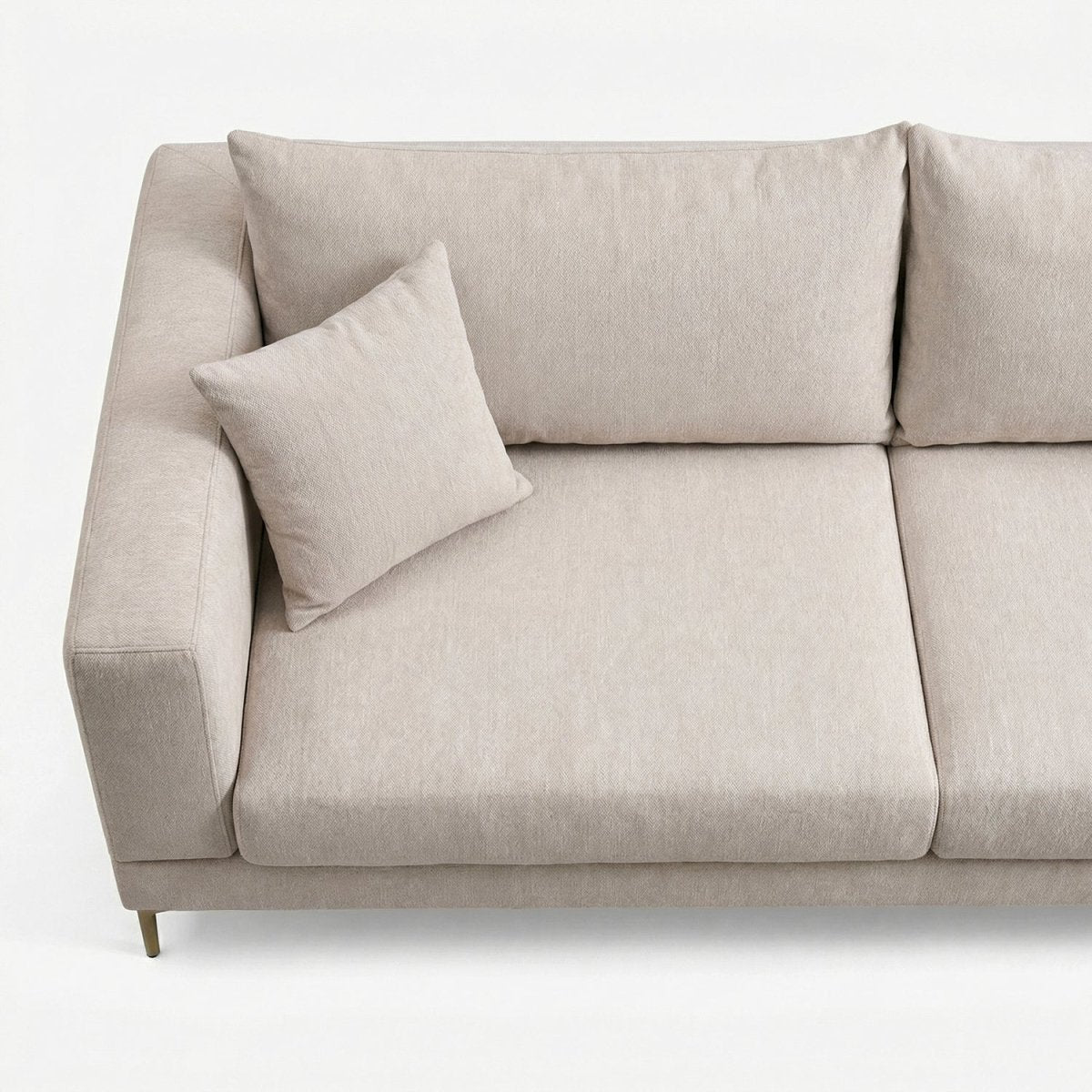 TORDU | ספה דו מושבית מודרנית מרופדת בבד אריג - KUALA