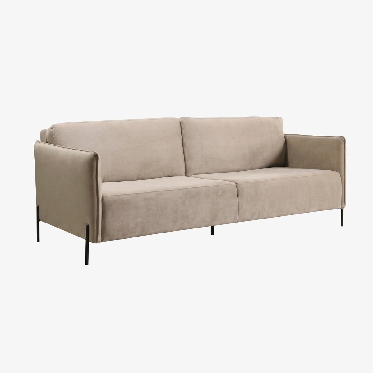 TROGOR | ספה תלת מושבית מודרנית מרופדת בבד אריג - KUALA