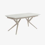 LIVVO | שולחן אוכל מלבני נפתח, מגיע בשני גדלים