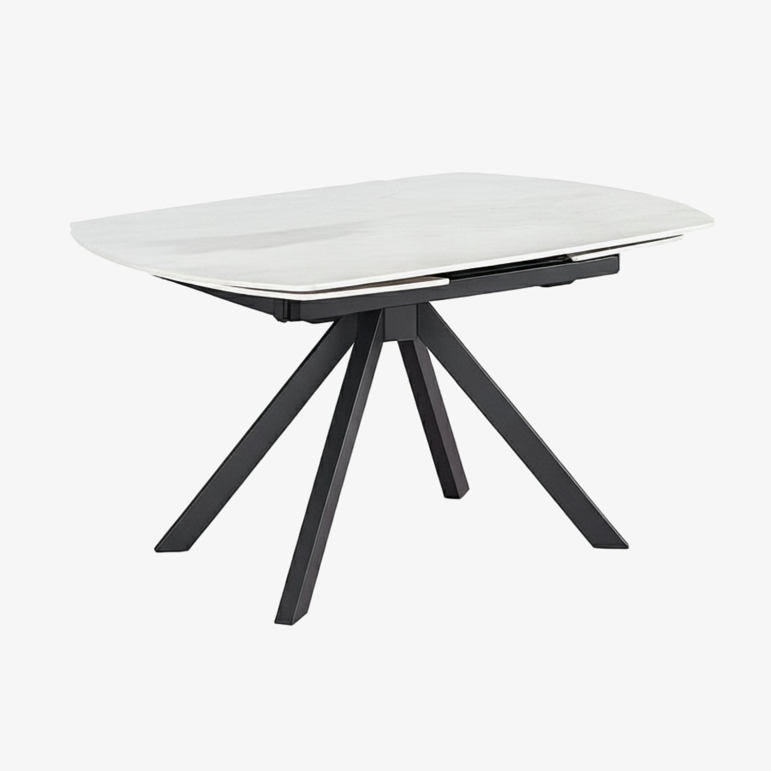 NALTY | שולחן אוכל אובלי 130/90 ס"מ, נפתח ל-190 ס"מ, עד 8 סועדים