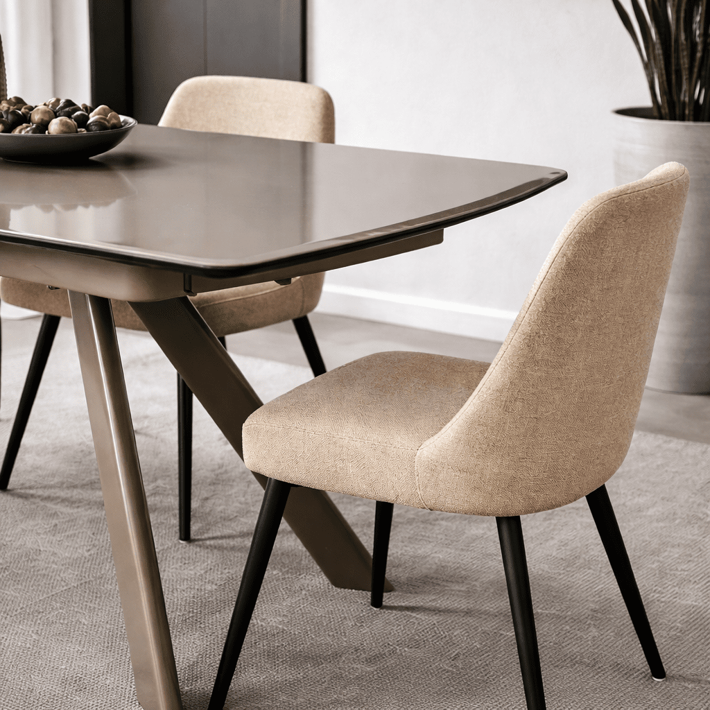 UNNEMA | שולחן אוכל מלבני 160/90 ס"מ, נפתח ל - 240 ס"מ עד 10 סועדים - KUALA