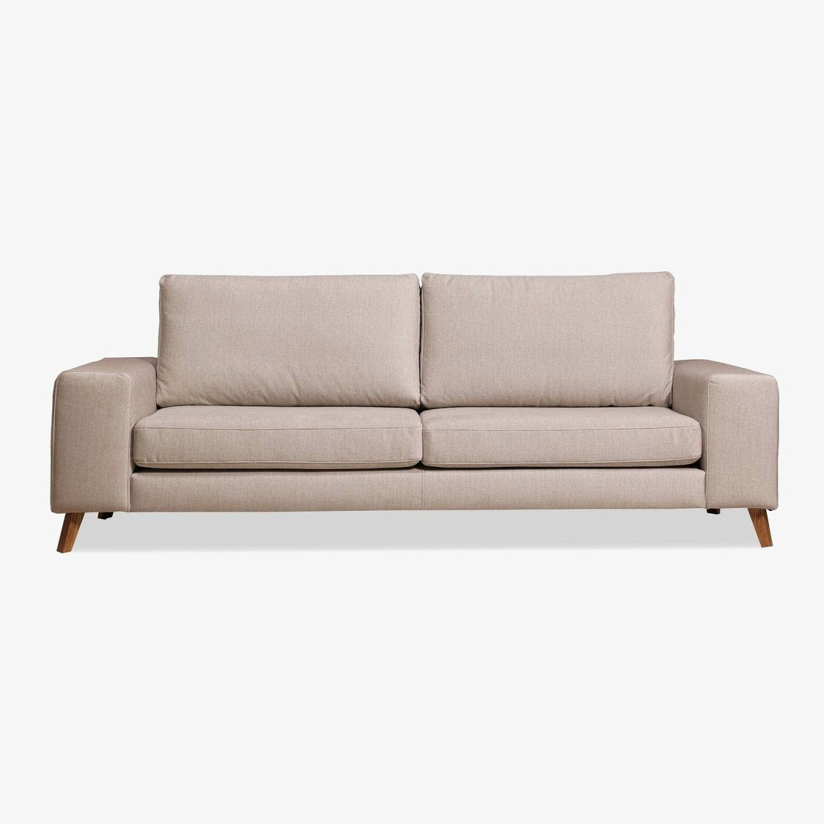 UNNOYA | ספה דו מושבית מודרנית מרופדת בבד אריג - KUALA