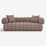 VARU | ספה סקנדינבית מרופדת בבד דמוי צמר, 226 ס"מ - KUALA