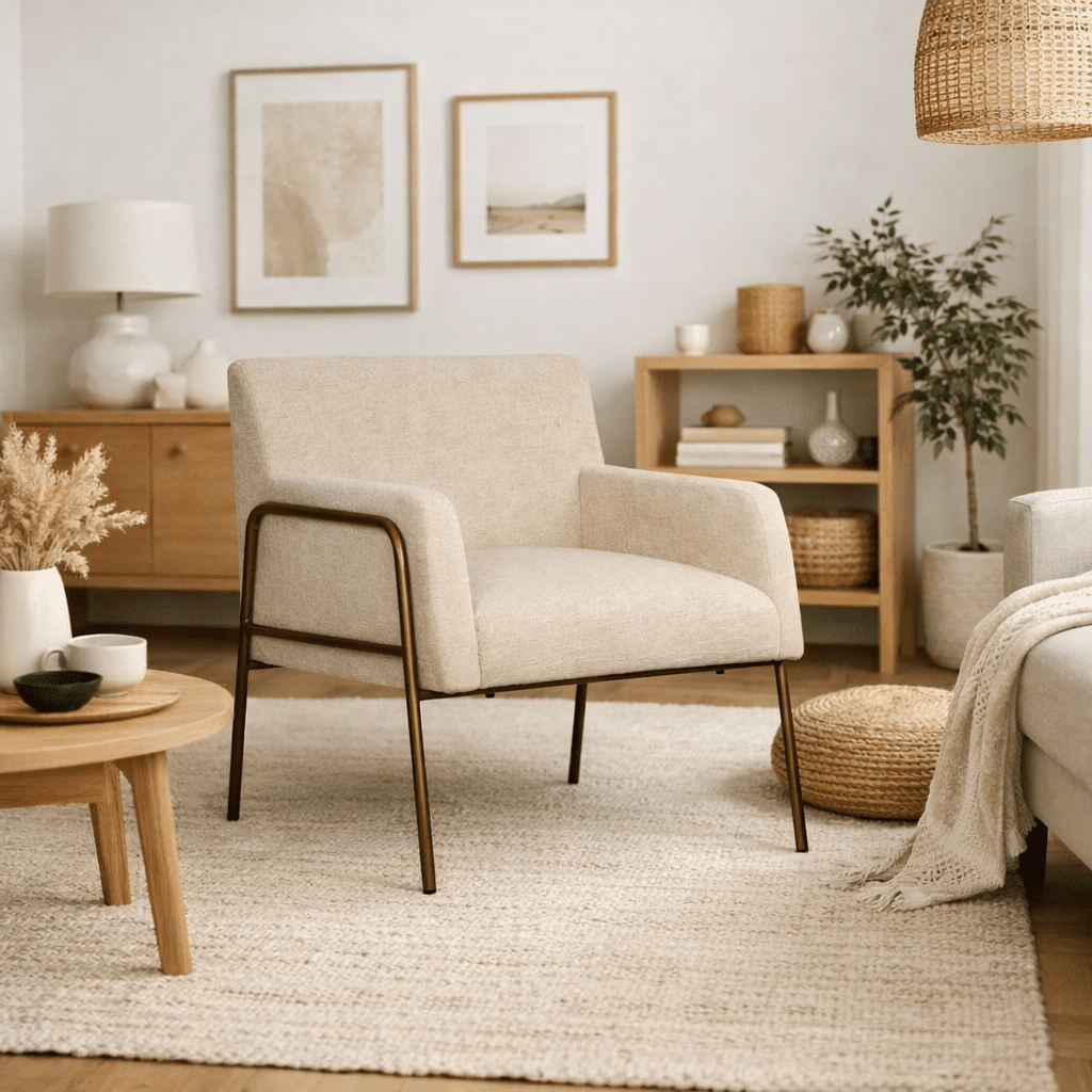 VIGOT | כורסא מרופדת בבד אריג - KUALA