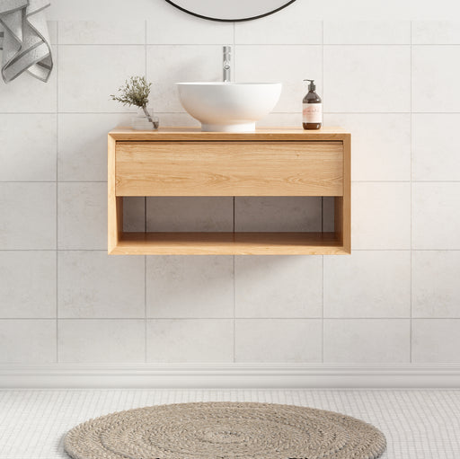 מעבר לעמוד מוצר Cascada | ארון אמבט צף מעוצב בסגנון נורדי מינימליסטי