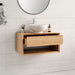 תמונה מזווית מספר 3 של המוצר CASCADA | ארון אמבט צף מעוצב בסגנון נורדי מינימליסטי