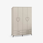 YNGVAR | ארון דלתות פתיחה עשוי עץ תעשייתי בחיפוי מלמין - KUALA