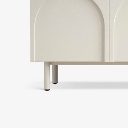 RONCHO | שידת אחסון מעץ ומתכת, עם מדפים סגורים - KUALA
