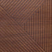 תמונה מזווית מספר 9 של המוצר MOLLY | מזנון מעץ בגוון אגוז עם חיתוכים גיאומטריים
