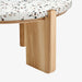 תמונה מזווית מספר 5 של המוצר REMY | שולחן סלון עגול בשילוב אבן טרצו