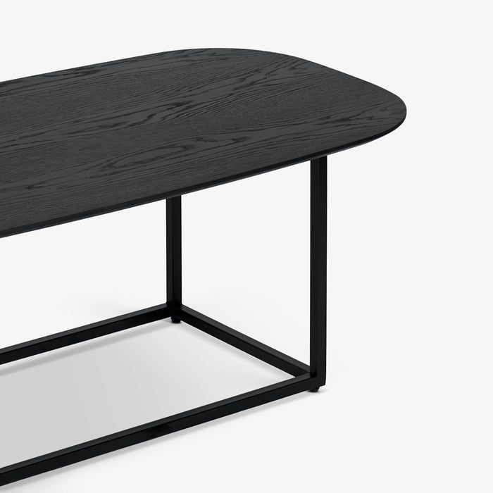 BALI | שולחן סלון אובלי בגוון שחור