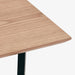 תמונה מזווית מספר 5 של המוצר KARI | שולחן סלון מעץ אלון בשילוב ברזל שחור