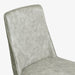 תמונה מזווית מספר 6 של המוצר Genevieve | כיסא מרפד בבד דמוי עור בגוון אפור בהיר