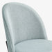 תמונה מזווית מספר 4 של המוצר Bernadette | כיסא מעוצב ומרופד בבד אריג בגוון אפור-תכלכל