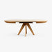 תמונה מזווית מספר 4 של המוצר ROLLO | שולחן אוכל עגול נפתח עשוי עץ