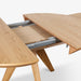 תמונה מזווית מספר 3 של המוצר ROLLO | שולחן אוכל עגול נפתח עשוי עץ