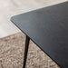 תמונה מזווית מספר 2 של המוצר HOLDER | שולחן עץ לסלון בגוון שחור