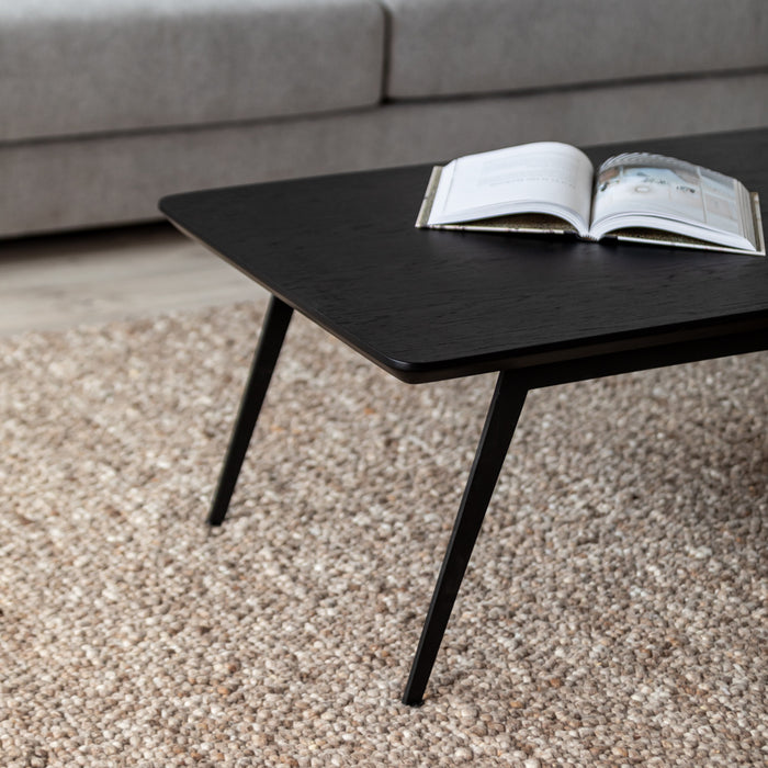 HOLDER | שולחן עץ לסלון בגוון שחור