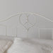 תמונה מזווית מספר 5 של המוצר HEART | מיטה זוגית מברזל מפורזל בדוגמאת לבבות
