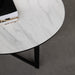 תמונה מזווית מספר 2 של המוצר DESIREE | שולחן צד מעוגל דמוי שיש