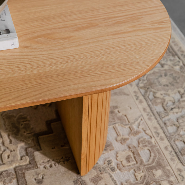 JUAN | שולחן סלון אובלי מעוצב בסגנון סקנדינבי