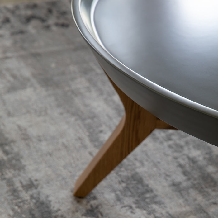HORMIGON | שולחן עץ אקלקטי מעוגל