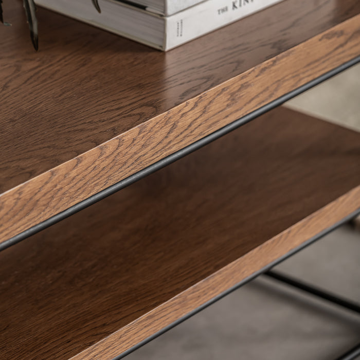 COCOA | שולחן צד עץ בשילוב ברזל