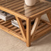 תמונה מזווית מספר 9 של המוצר VOGUE | שולחן לסלון מעץ מלא