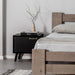 תמונה מזווית מספר 4 של המוצר ASPEN | מיטה זוגית מעץ מלא בגוון אפור