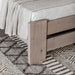 תמונה מזווית מספר 5 של המוצר ASPEN | מיטה זוגית מעץ מלא בגוון אפור