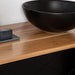 תמונה מזווית מספר 4 של המוצר FELDBERG | ארון אמבטיה מודרני עם חיתוכי מעויינים