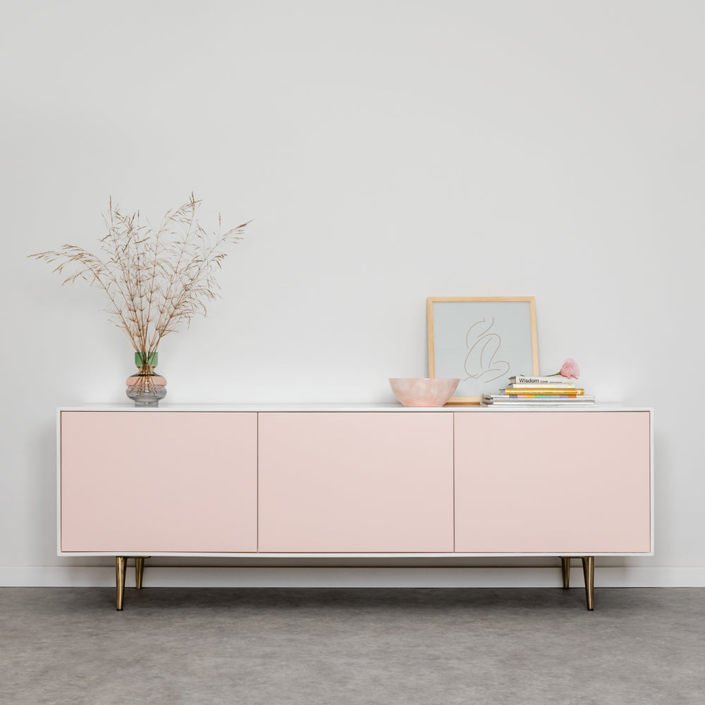 KENNIG SIDEBOARD | מזנון לסלון מעץ בגוון ורוד - KUALA