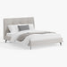 תמונה מזווית מספר 1 של המוצר Oline | מיטה מרופדת עם גב בעיצוב תיפורי קפיטונאז'