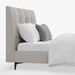 תמונה מזווית מספר 4 של המוצר Oline | מיטה מרופדת עם גב בעיצוב תיפורי קפיטונאז'
